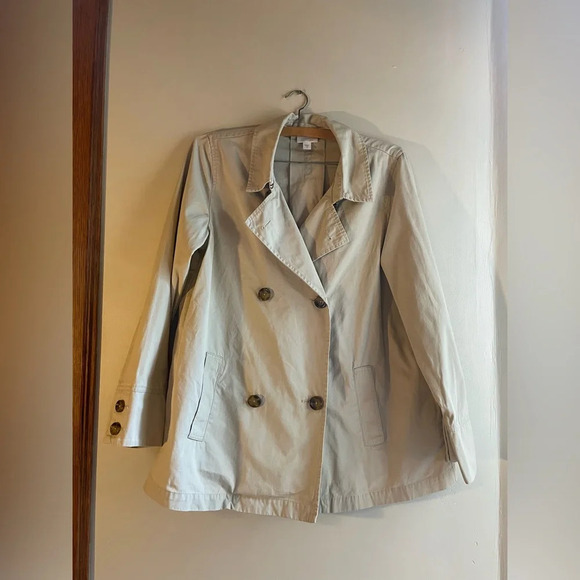 J. Jill Jackets & Blazers - J.Jill Khaki Button Up Jacket